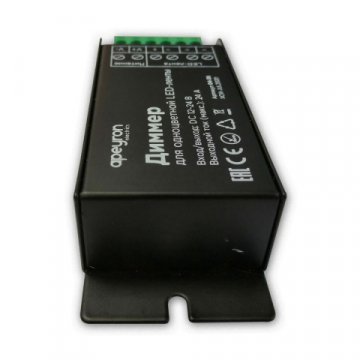 Диммер для монохромной светодиодной ленты Apeyron с пультом 12/24V 04-38