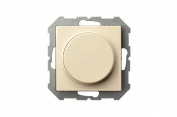 Диммер поворотно-нажимной Liregus Epsilon бежевый 28-064