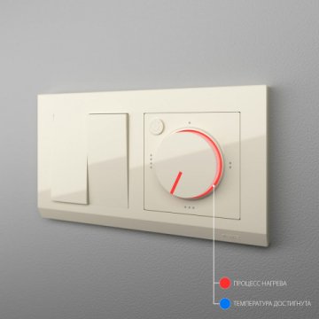 Терморегулятор электромеханический для теплого пола Werkel слоновая кость W1151103 4690389155710