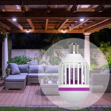 Лампа светодиодная антимоскитная Apeyron E27 15W 6500K белая 13-05