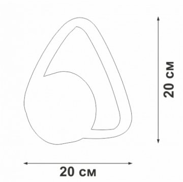 Настенный светодиодный светильник Vitaluce V04610-13/1A