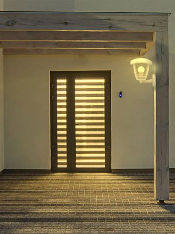 Уличный настенный светильник Apeyron Дели 11-150