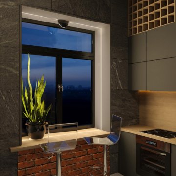 Уличный светодиодный светильник Elektrostandard 1630 Techno Led черный a049995