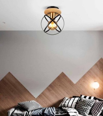 Потолочный светильник Seven Fires Mirna WD3573/1C-BK-AB