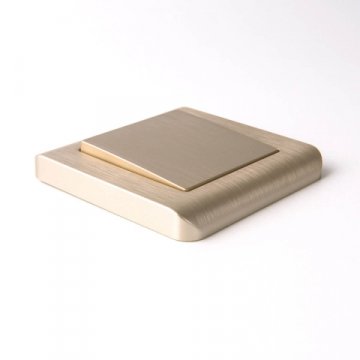 Выключатель одноклавишный Werkel шампань рифленый W1110010 4690389159992