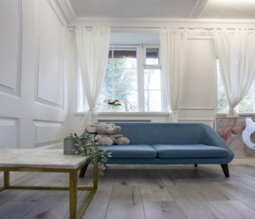 Кварцвиниловый SPC ламинат Damy Floor Family T7020-2 Дуб классический серый