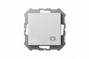 Кнопка звонка Liregus Epsilon белый 28-011