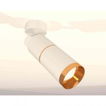 Комплект накладного светильника Ambrella light Techno Spot XM6312012 SWH/PYG белый песок/золото желтое (A2202,C6301,A2062,C6312,N6134)