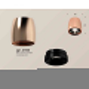 Комплект накладного светильника Ambrella light Techno Spot XS1144001 PPG/PBK золото розовое полированное/черный полированный (C1144, N7031)