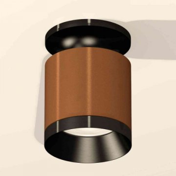 Комплект накладного светильника Ambrella light Techno Spot XS7404101 SCF/PBK кофе песок/черный полированный (N7926, C7404, N7031)