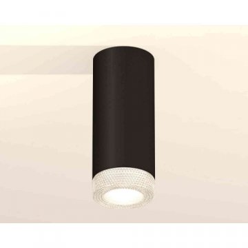 Комплект накладного светильника Ambrella light Techno Spot XS7443010 SBK/CL черный песок/прозрачный (C7443, N7191)