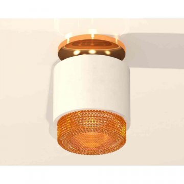 Комплект накладного светильника Ambrella light Techno Spot XS7510122 SWH/CF белый песок/кофе (N7929, C7510, N7195)