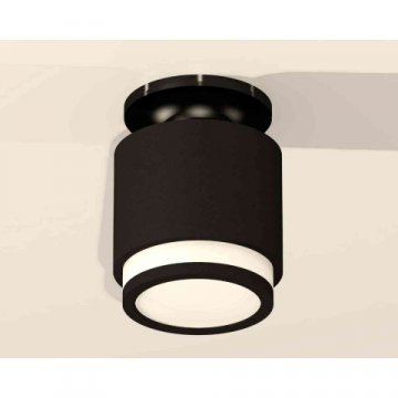 Комплект накладного светильника Ambrella light Techno Spot XS7511063 SBK/PBK/FR черный песок/черный полированный/белый матовый (N7926, C7511, N7121)