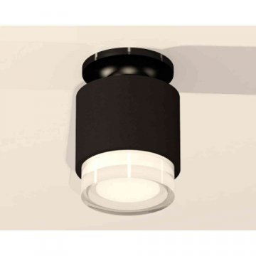 Комплект накладного светильника Ambrella light Techno Spot XS7511065 SBK/PBK/FR черный песок/черный полированный/белый матовый (N7926, C7511, N7160)