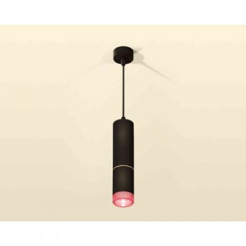 Комплект подвесного светильника Ambrella light Techno Spot XP6313030 SBK/PI черный песок/розовый (A2302, C6343, A2063, C6313, N6152)