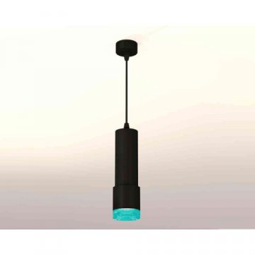 Комплект подвесного светильника Ambrella light Techno Spot XP7402004 SBK/BL черный песок/голубой (A2302, C6343, A2030, C7402, N7194)