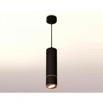 Комплект подвесного светильника Ambrella light Techno Spot XP7402050 SBK/PYG черный песок/золото желтое полированне (A2311,C7456,A2072,C7402,N7004)