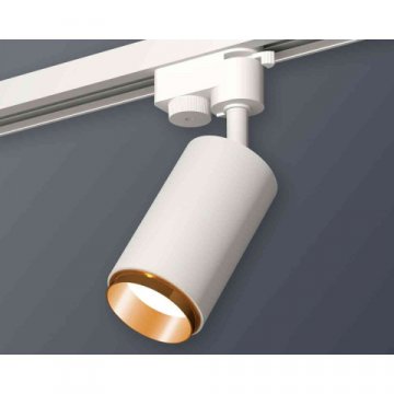 Комплект трекового светильника Ambrella light Track System XT6322044 SWH/PYG белый песок/золото желтое полированное (A2520, C6322, N6124)