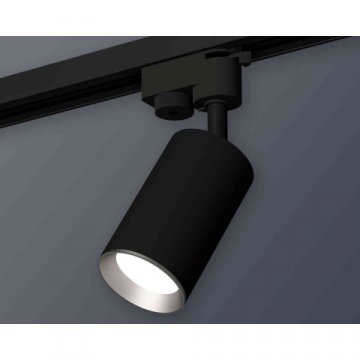 Комплект трекового светильника Ambrella light Track System XT6323004 SBK/PSL черный песок/серебро полированное (A2521, C6323, N6104)