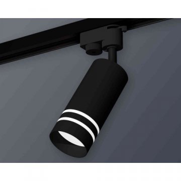 Комплект трекового светильника Ambrella light Track System XT6323121 SBK/FR черный песок/белый матовый (A2521, C6323, N6236)