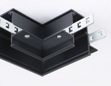 Коннектор L-образный для встраиваемого шинопровода Ambrella light Track System Magnetic GL3354