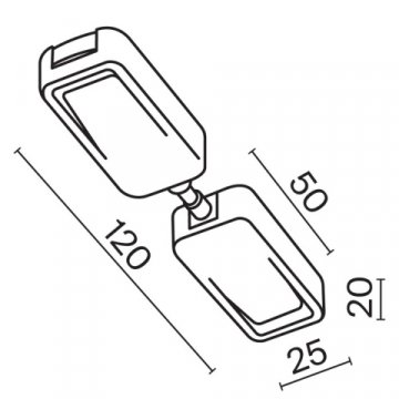 Коннектор прямой Maytoni Technical Radity TRA084C-B-12