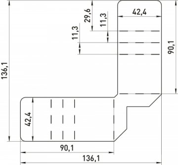 Крепление подвесное для потолков ЭРА Грильято серии SPL-540 SPL-FIX4 Б0055407