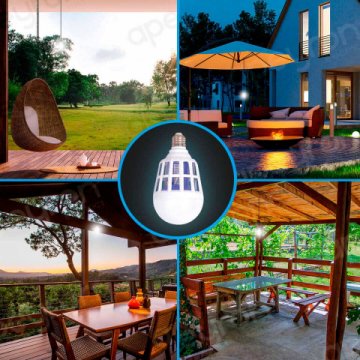 Лампа светодиодная антимоскитная Apeyron E27 15W 6500K белая 13-05