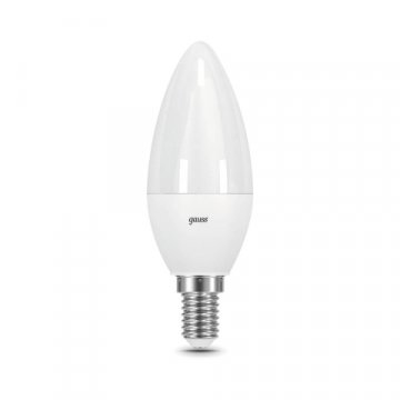 Лампа светодиодная диммируемая Gauss E14 7W 6500K матовая 103101307-D