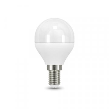 Лампа светодиодная диммируемая Gauss E14 7W 6500K матовая 105101307-D