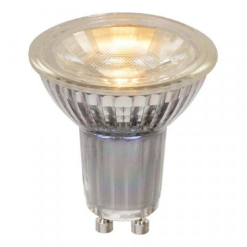 Лампа светодиодная диммируемая Lucide GU10 5W 2700K прозрачная 49007/05/60