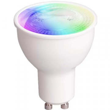 Лампа светодиодная диммируемая Yeelight GU10 4,8W RGB+CCT прозрачная (4 шт) YGYC0120004WTEU