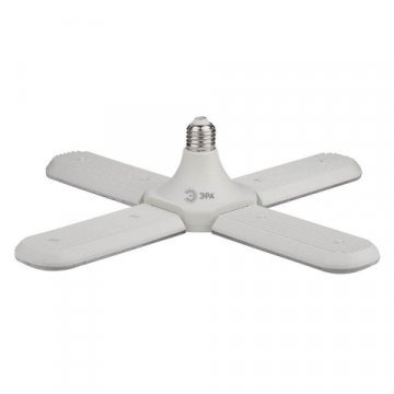 Лампа светодиодная для растений ЭРА E27 18W 2370K прозрачная Fito-36W-RB-E27-Fold Б0053289