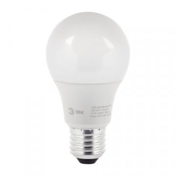 Лампа светодиодная ЭРА E27 10W 4000K матовая LED A60-10W-840-E27 R Б0049635