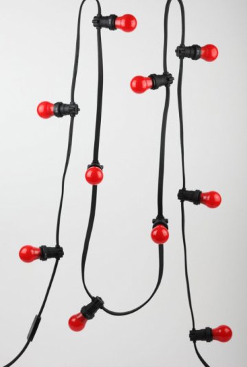 Лампа светодиодная ЭРА E27 3W 3000K красная ERARL50-E27 Б0049580