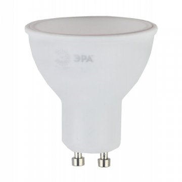 Лампа светодиодная ЭРА GU10 9W 2700K матовая LED LED MR16-9W-827-GU10 R Б0050691