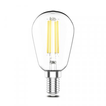 Лампа светодиодная филаментная Gauss E14 4,5W 2700K прозрачная 1141115