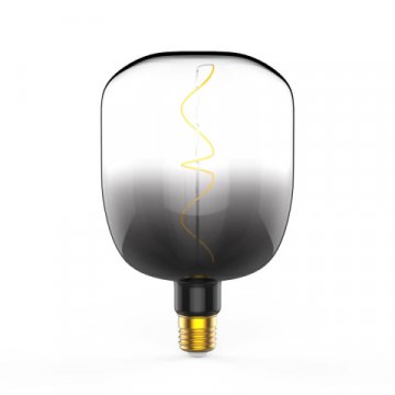 Лампа светодиодная филаментная Gauss E27 5W 1800K черная 1008802105