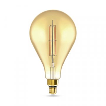 Лампа светодиодная филаментная Gauss E27 6W 2700K янтарная 179802118