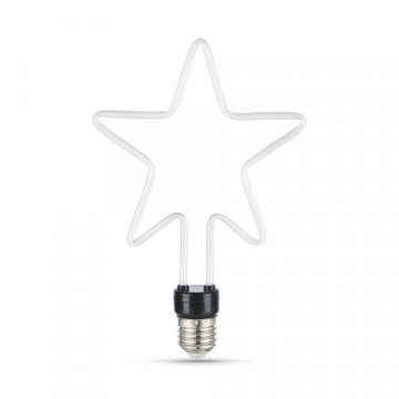 Лампа светодиодная филаментная Gauss E27 7W 2700K матовая 1006802104