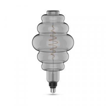 Лампа светодиодная филаментная Gauss E27 8,5W 1800K серая 161802005