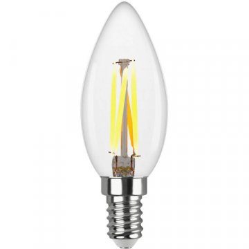 Лампа светодиодная филаментная REV С37 E14 5W 2700K DECO Premium теплый свет свеча 32359 4