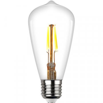 Лампа светодиодная филаментная REV VINTAGE ST64 E27 7W 2700K DECO Premium груша 32436 2