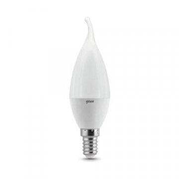 Лампа светодиодная Gauss E14 9.5W 6500K матовая 104101310