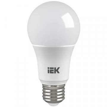 Лампа светодиодная IEK E27 8W 4000K матовая LLE-A60-08-12-24-40-E27