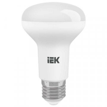 Лампа светодиодная IEK E27 8W 4000K матовая LLE-R63-8-230-40-E27
