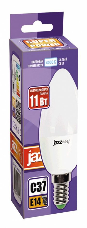Лампа светодиодная Jazzway E14 11W 4000K матовая 5019188