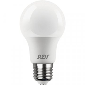 Лампа светодиодная REV A60 Е27 10W 6500K холодный белый свет груша 32528 4