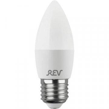 Лампа светодиодная REV C37 Е27 5W 2700K теплый свет свеча 32273 3
