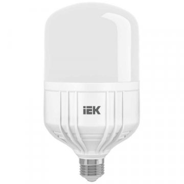Лампа светодиодная сверхмощная IEK E27 30W 4000K матовая LLE-HP-30-230-40-E27